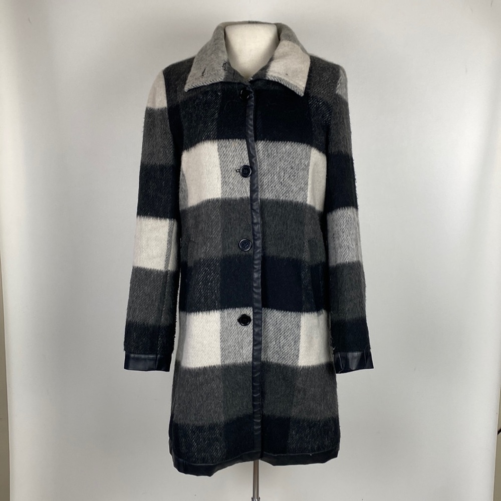 Pim + Larkin, Women’s Checkered Coat, Size Large
